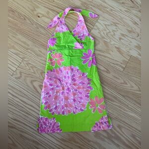 Girl Lily Pulitzer halter dress size 10.